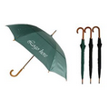 Wood Stick Umbrella with Vented Canopy (46" Arc)